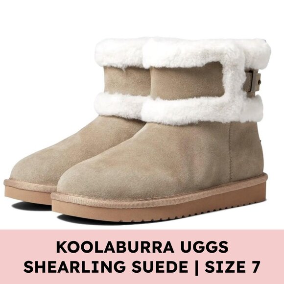 Koolaburra Shoes - ❄️ Koolaburra by UGG Classic Short Winter Boots — Chestnut Suede Shearling (7)